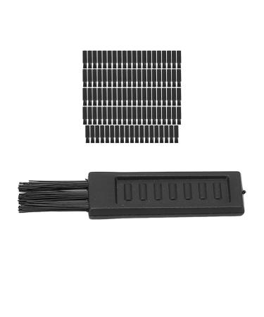 100-Piece Black Shaving & Cleaning Brush Set for Keyboards | Premium Household Tools - International Shipping Available - Buy Online on GoSupps.com