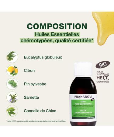 PRANAR M - Aromaforce - Sirop Voies Respiratoires - Compl ments Alimentaires - Aux Huiles Essentielles - Eucalyptus Globulus Et Pin Sylvestre - Vegan - 150 ml - Buy Online on GoSupps.com