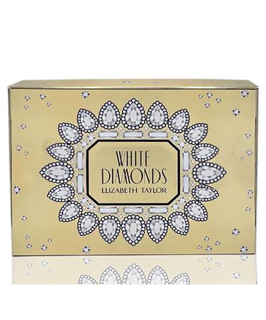 Elizabeth Taylor White Diamonds Women's 3pc Gift Set - 3.3oz EDT Spray, Lotion & Body Wash - Buy Online on GoSupps.com