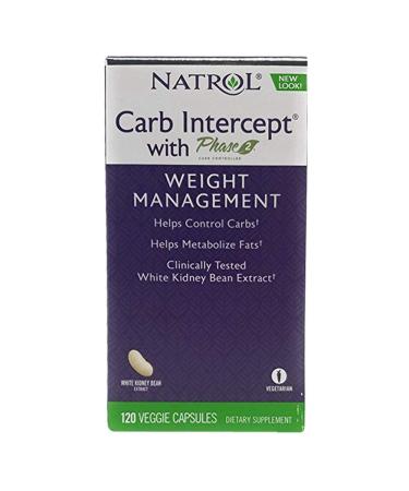 Natrol White Kidney Bean Carb Intercept 120 Caps