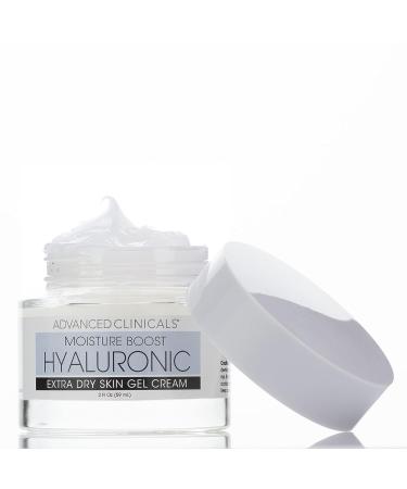 Advanced Clinicals Hyaluronic Acid Facial Cream - Hydrating Face Moisturizer for Dry Skin, Anti-Aging Wrinkle Repair - 2 fl oz - Buy Online on GoSupps.com