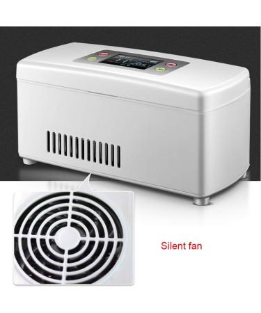 Portable Mini Insulin Cooler with LCD Temperature Control - Stores Interferon, Eye Drops, and Serum - Rechargeable for Car and Household - 2-18 C - Buy Online on GoSupps.com