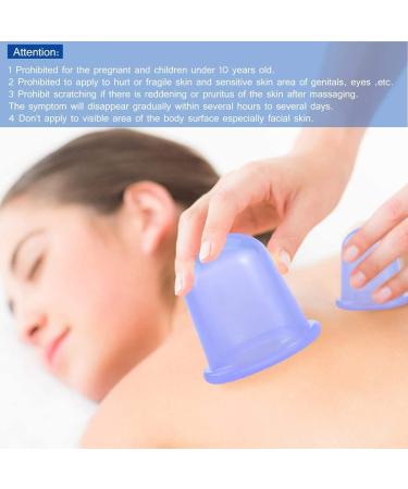 Silicone Cupping Therapy Set for Anti Cellulite & Facial Massage - Blue | ONECUPPTOP - Buy Online on GoSupps.com