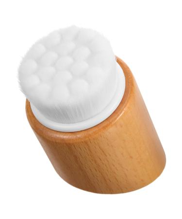 FOMIYES Beech Wood Facial Cleansing Brush Facial Exfoliator Brush Exfoliating Brush Exfoliating Face Brush Exfoliating Scrubber Face Scrub Brush Cleansing Brush for Face Skincare Brush