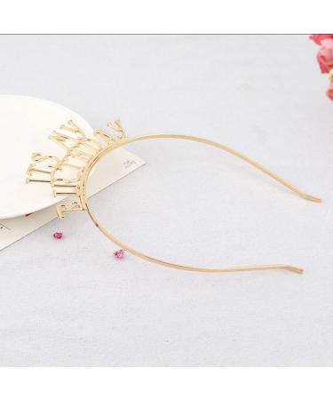 PrettyZoom Birthday Crown Hairband - Stylish Alloy Headdress for Women & Girls | Birthday Party Accessories - Buy Online on GoSupps.com
