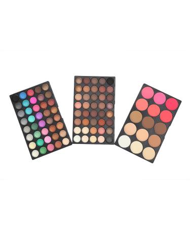Buy OW Shadow Palette: 80 Waterproof Eyeshadows + 15 Rouge & Concealer - Premium Colorful Makeup Set for Stunning Looks - International Shipping Available - Buy Online on GoSupps.com
