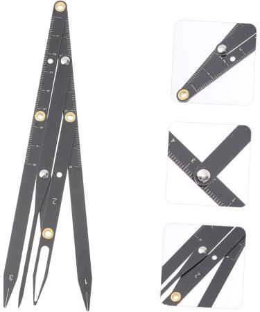 FOMIYES Eyebrow Scale Mini Tools Metal Eyebrow Ruler Ratio Eyebrow Measurement Tool Eyebrow Shape Set Miss - Buy Online on GoSupps.com