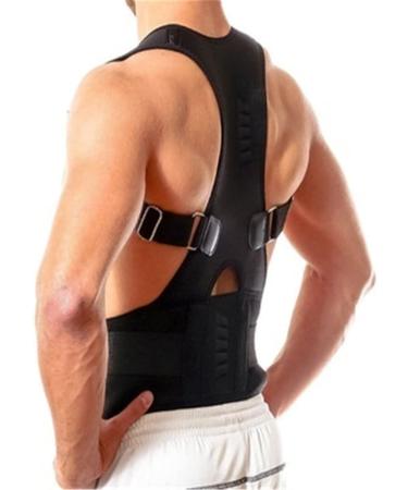 Back Corrector Adjustable Magnetic Posture Back Support Corrector Belt Band Belt Brace Shoulder Lumbar Strap Pain Relief Posture Waist Trimmer Health and Relaxation Beige M Beige M - Buy Online on GoSupps.com