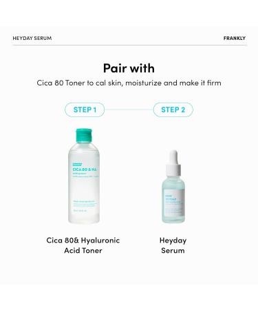 Frankly Heyday Serum - Vegan Deep Moisture & Radiance Boost with Panthenol & Hyaluronic Acid | Anti-Aging for Dry Sensitive Skin | 1.01 fl. oz - Buy Online on GoSupps.com