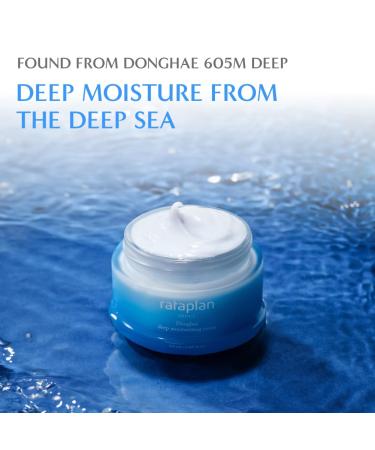 RATAPLAN Donghae Deep Moisturizing Cream Deep Sea water For Dry Skin Ceramide Hyaluronic Acid Strengthen Skin Barrier Korean Skincare 1.69 fl oz 1.69 Fl Oz (Pack of 1) - Buy Online on GoSupps.com