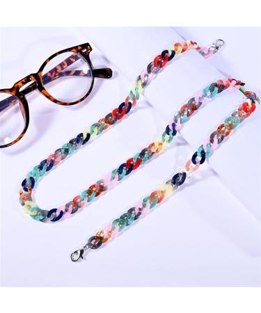 SBTRKT 5-Piece Acrylic Fiber Eye Chain for Sunglasses - Fashionable Waterproof Non-Slip Corrosion-Resistant & Durable Multicolor 72cm - Buy Online on GoSupps.com