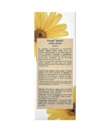 Kneipp Huile de Bain Arnica 100 ml - Relieve Muscle Tension & Enhance Relaxation | International Shipping Available - Buy Online on GoSupps.com