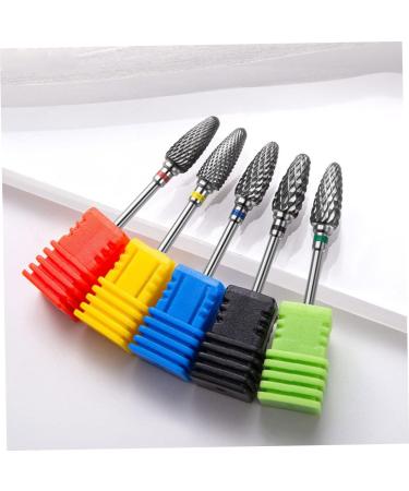 SOESFOUFU Nail Polisher Nail Grinding Drill Bit Metal Drill Bit Manicure Nail Art Tools Electric Nail File Manicure Tools Nail Bits for Nail Drill Multi-functional Nail Bits Major 7x1.3cm As Shown 3 - Buy Online on GoSupps.com