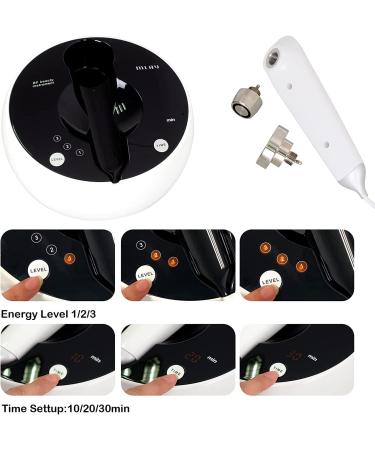 MLAY RF Skin Care Machine | Professional Skin Tightening Device with 3 Energy Levels & Timer - Face Sculpting, Chin Lift, Firming, Contouring, Wrinkle Reduction - Buy Online on GoSupps.com