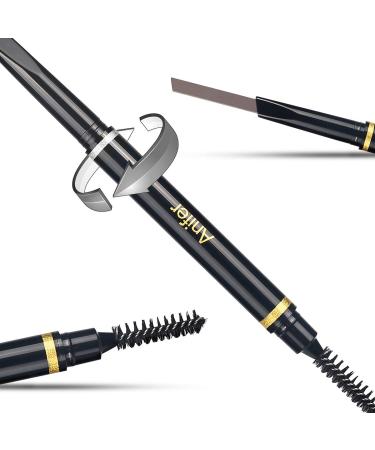 Anifer Waterproof Eyebrow Pencil - Retractable Dual-End Makeup in Black | Long-lasting & Smudge-proof - Buy Online on GoSupps.com