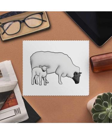 Buy 2 x 'Sheep and Its Lamb' Microfiber Cleaning Cloths for Lenses/Glasses - Premium Quality Fast International Shipping - Buy Online on GoSupps.com