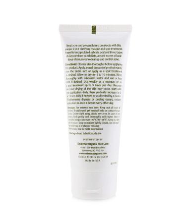 Eminence Organic Skincare Acne Advanced Clarifying Masque 2oz - Buy Online on GoSupps.com