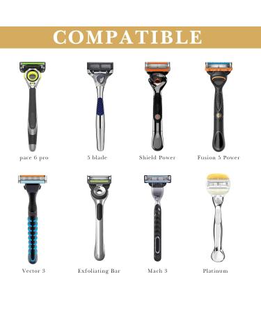 Linkidea EVA Hard Shell Travel Case for Safety Razor | Portable Shaving Accessories for Men - Silver - Buy Online on GoSupps.com
