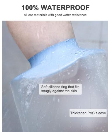 CureSquad Waterproof Leg Cast Cover - Adult Reusable Protector for Shower - Comfortable and Elastic Shower Bag - Wound Care Supplies - Buy Online on GoSupps.com