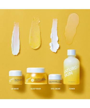 Saturday Skin Yuzu Vitamin C Lip Mask - Overnight Hydrating Balm for All Skin Types | Vegan Non-Sticky & Cruelty-Free - Buy Online on GoSupps.com