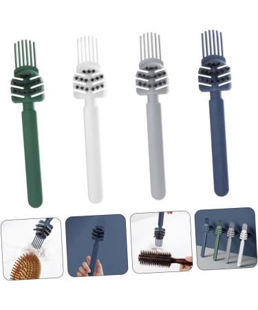 Mikikit Lot De 4 Brosses Peignes Nettoyants Compactes Et Portables Bleu Vert Gris Blanc Pour limination Poils Cheveux Usage Maison Nettoyage Professionnel - Buy Online on GoSupps.com
