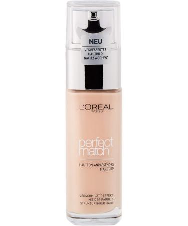 L'Or al Paris Liquid Foundation with Hyaluron and Aloe Vera - Perfect Makeup - N 0.5.R/0.5.C - Porcelain Rose - 30 ml - Buy Online on GoSupps.com