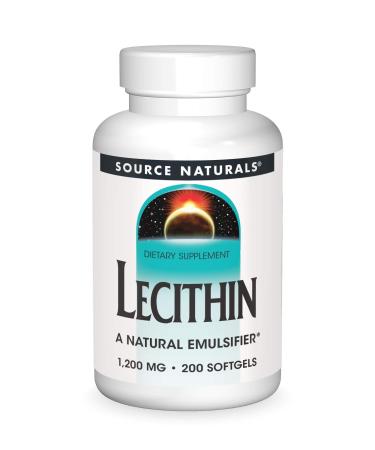 Source Naturals Lecithin 1200 mg 200 Softgels