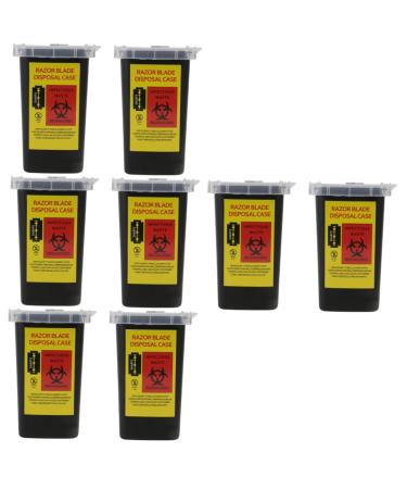 Beaupretty 8 STK Klinge Storage Box Storage container for hairdressing salon donor container blade dispenser cases of waste blades mussel shell storage box