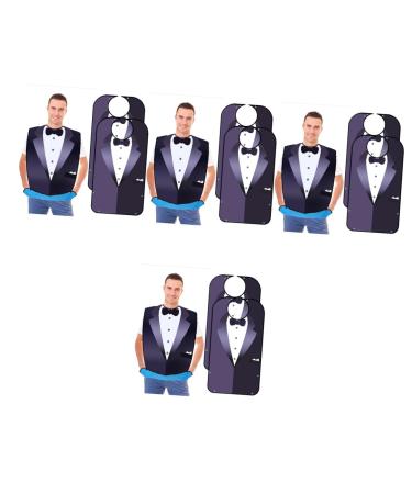 8 Pcs Bib Food Apron Old Man Costume Elderly Eating Cloth Adult Smock Clothes for Men Seniors Mealtime Clothing Protector Washable Polyester Protective Equipment Baby/202