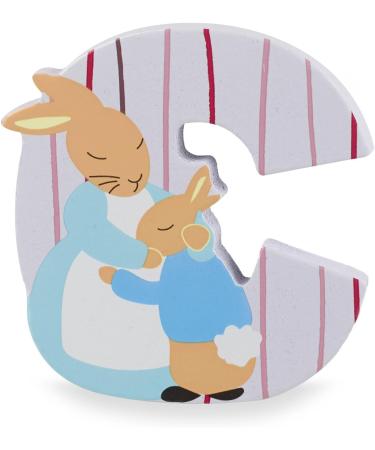 Peter Rabbit Wooden Letter C by Orange Tree Toys - Alphabet Animal for Personalized Baby Name, Nursery Decor and Toy Box Wall Decorations - Buy Online on GoSupps.com