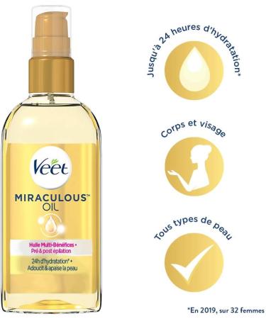 Veet Sensitive Precision Dermaplaning Face Kit + Miraculous Oil - Buy Online on GoSupps.com
