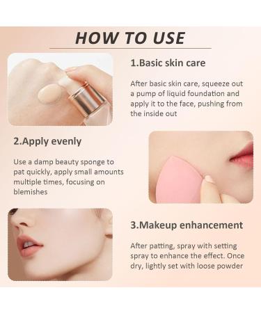 Lanerna Foundation Foundation for women soft matte liquid full coverage foundation long lasting waterproof 30 ml Ivory - Buy Online on GoSupps.com