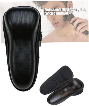 Shaver Organizer Case - Portable Electric Shaver Storage Bag for Travel | EVA Travel Carrying Case in Black - Buy Online on GoSupps.com