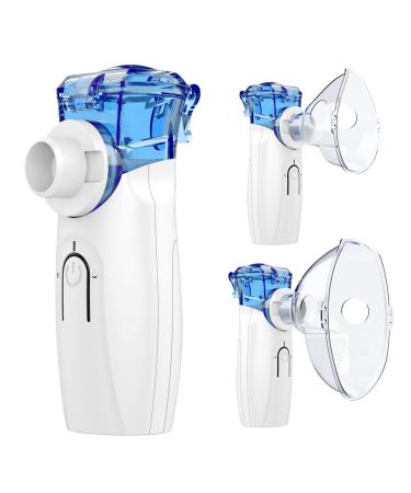 Portable Nebulizer - Nebulizer Machine for Adults and Kids Travel and Household Use, Handheld Mesh Nebulizer for Breathing Problems APOWUS. White