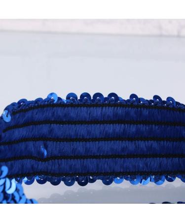 Minkissy Sequin Headband for Women & Girls - Glitter Sports Hairband & Elastic Bling Headwear (Blue) - Shop Fashion Accessories Online - Buy Online on GoSupps.com