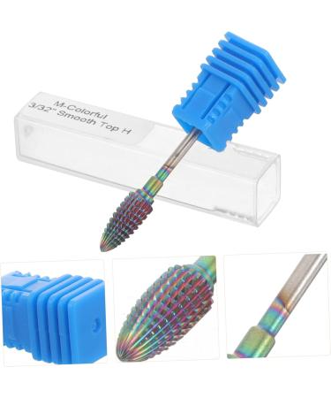 DRESSOOS Nail Drill Bits Nail Art Supplies Drills Tool Nail Bits Cuticle Pusher Drill Bits for Nails Women Nail Drill Bit Nails Drill Bits Nail Clippers Women's Tungsten Steel Manicure 5.4x1.2cm Colorful - Buy Online on GoSupps.com