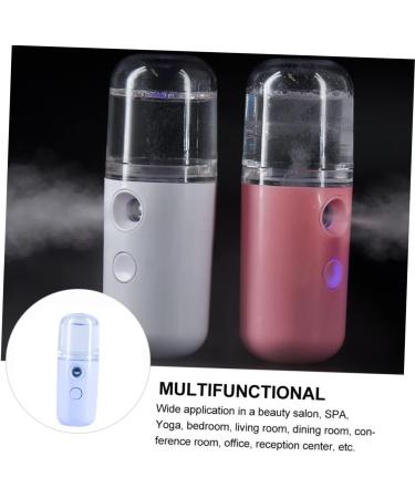 BIUDECO 1pc Portable Humidifier Plastic Humidifier Face Mist Sprayer Creative Humidifier Beauty Tool Skin Moistener Beauty Sprayer Spray Humidifier Women Humidifier Face Humidifier 14.5X4CM Blue - Buy Online on GoSupps.com