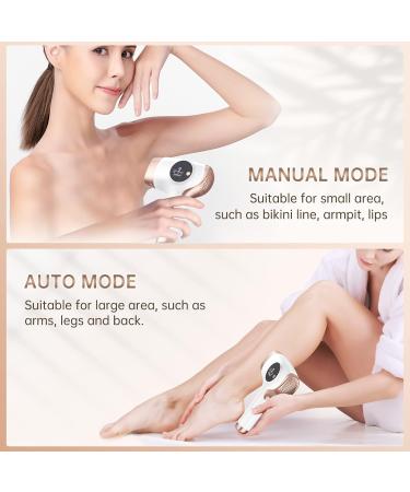 Aminzer IPL Hair Removal Device for Women and Men - 999,900 Flashes, 3 Function & 2 Modes, Facial Legs Arms Whole Body Treatment - White - Buy Online on GoSupps.com
