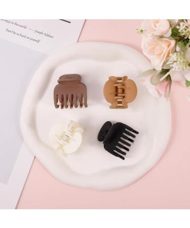 Buy Auidy_6txd Medium Claw Hair Clips - 4 Pack for Women & Girls | Ideal for Thin & Thick Hair - Durable & Stylish - Buy Online on GoSupps.com