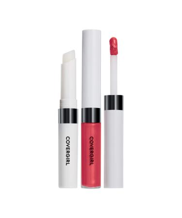 COVERGIRL Outlast All-Day Lip Color Custom Coral .13 Fl Oz (4.2 ml) (Packaging may vary)  2 Count CUSTOM CORAL 2 Count (Pack of 1)