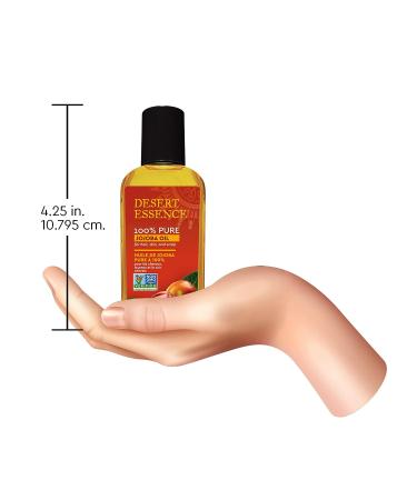 Desert Essence 100% Pure Jojoba Oil - Moisturizer for Skin, Hair & Scalp - 2 Oz - Buy Online on GoSupps.com