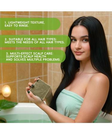 3PCS Chebe Shampoo Bar for Fast Growth Repair Deep Conditioner Dry Breakage Dandruff - Buy Online on GoSupps.com