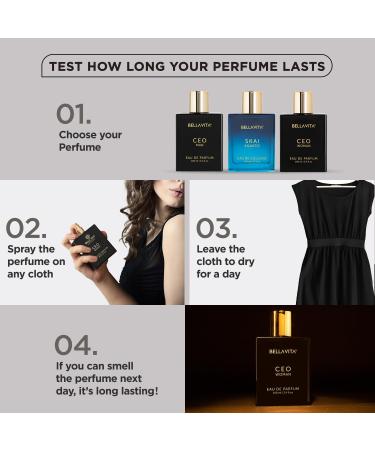 Bella Vita Luxury CEO Woman Eau De Parfum Perfume with Bergamot Tonka & Vanilla|Premium Long Lasting Woody & Fruity Fragrance Scent for Women 100 ML - Buy Online on GoSupps.com