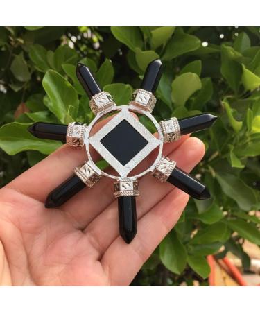 Natural Crystal Rough Natural Obsidian Pyramid Tip Accumulation Tower Beautiful Natural Crystal Stone QINTINYIN - Buy Online on GoSupps.com