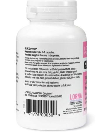 Lorna Vanderhaeghe GLUCOsmart | Glucose Regulation Supplement with Chirositol | 30 Capsules - Buy Online on GoSupps.com