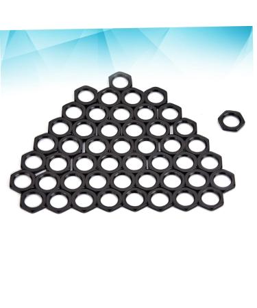150 Pcs Hex Nuts Zinc Fine Nut Zinc Nuts Earth Tones M8 Thin Nut mediumx3pcs Blackx3pcs - Buy Online on GoSupps.com
