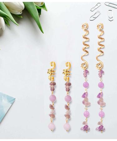 28 Pieces Hair Clip Braid Rings Adjustable Metal Cuff Braiding Accessories Cuff Hair Accessories Set Hair Scrunchie Braids for Men and Women - Buy Online on GoSupps.com