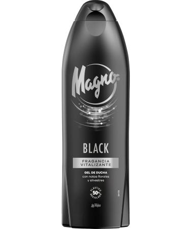  Magno Magno - Black Energy Shower Gel - Pack of 6 x 600ml (3600ml) - Energizing fragrance with citrus notes - Buy Online on GoSupps.com