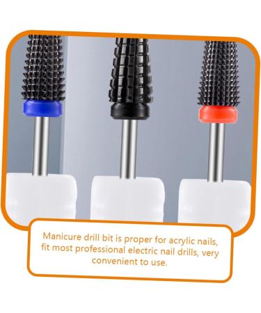 minkissy Nail Drill Bits Nail Tools Nail Art Tools Manicure Drill Bits Nails Drill Bits Nail Bit Nail Art Drill Bits Manicure Accessories Nail Clippers Ceramics Women's Front - Buy Online on GoSupps.com