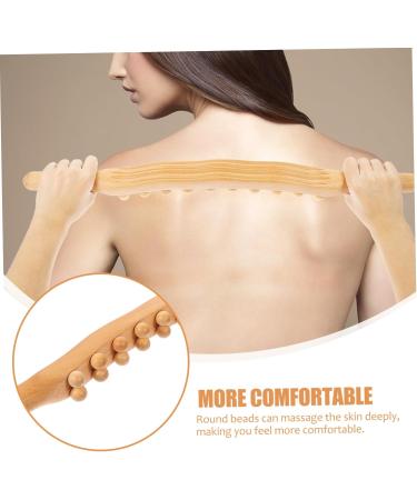 Clispeed 5-Stick Roll Rod with 20 Balls - Wooden Trigger-Point & Lymph Massage Device for Body Fitness | Multi-Tool Massage Roller - Buy Online on GoSupps.com